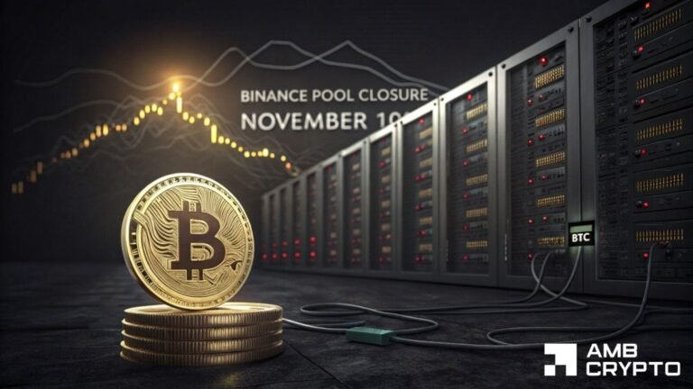 Binance Pool to Close November 10